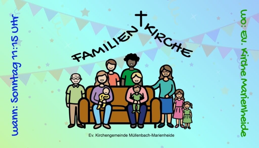 Einladungskarte Familienkirche