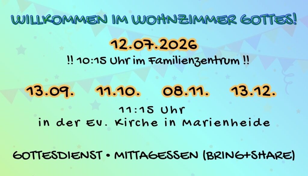 Einladungskarte Familienkirche seite 2 mit Terminen